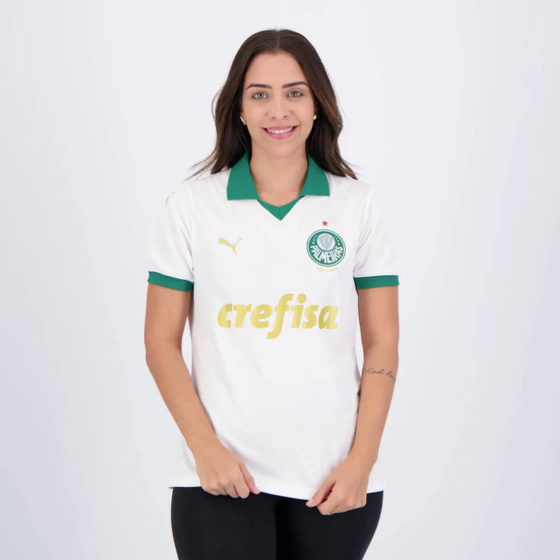 CAMISA DO PALMEIRAS 24/25 FEMININA (BRANCA)