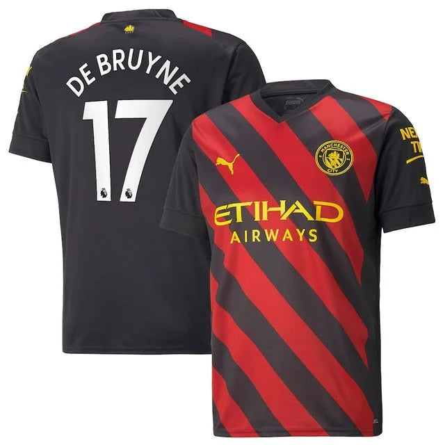 Camisa Manchester City II 22/23 - Puma Torcedor Masculina Personalizada DE BRUYNE N° 17