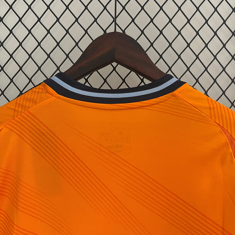 CAMISA LANÇAMENTO DO REAL MADRID 24/25 LARANJA