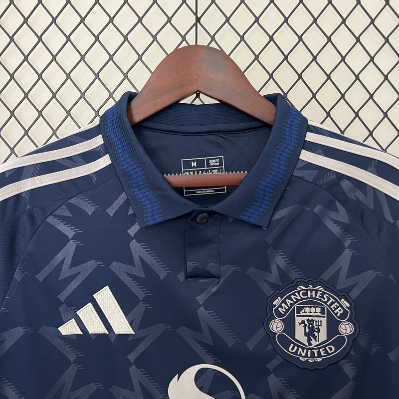 CAMISA LANÇAMENTO DO MANCHESTER UNITED 24/25 AZUL