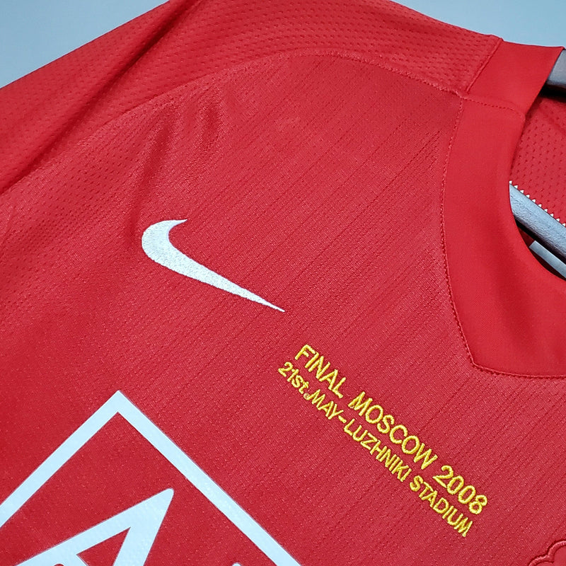 Camisa Retrô Manchester United 2007/08 Champions League Edition