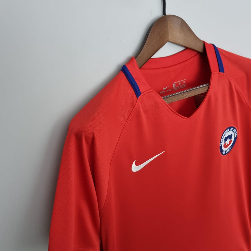 Camisa Retrô Seleção Chile 2016/17 Home