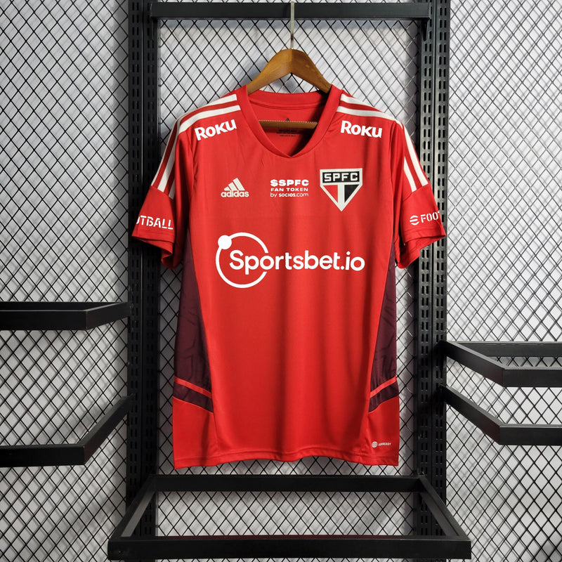 Camisa Oficial do São Paulo F.C - 22/23 - Patrocínio - Personalizável