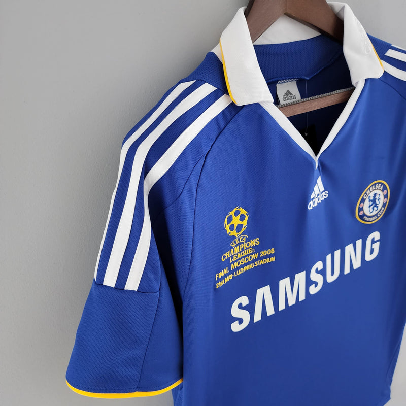 Camisa Retrô Chelsea FC 2008/09 Home Champions League Edition